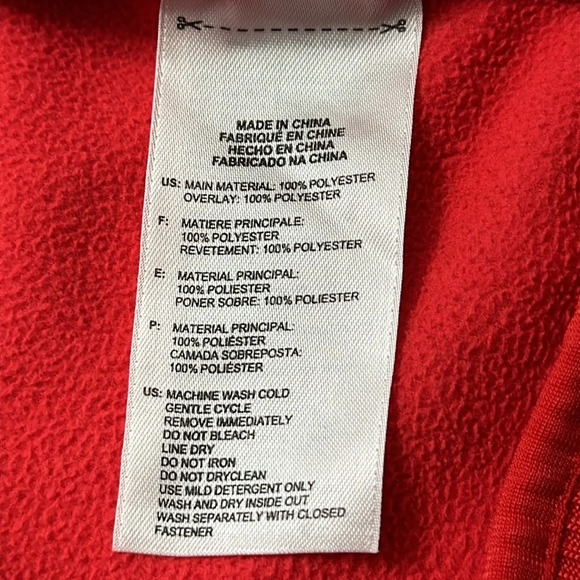 Adidas Fleece Zip Up Jacket Womens Size Large Zippered Pockets - Picture 8 of 10